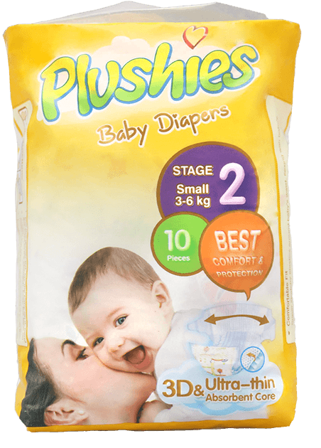 Baby Diapers Ultra Thin Stage 2 Small 10 PCs